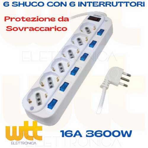 Multipresa elettrica ciabatta