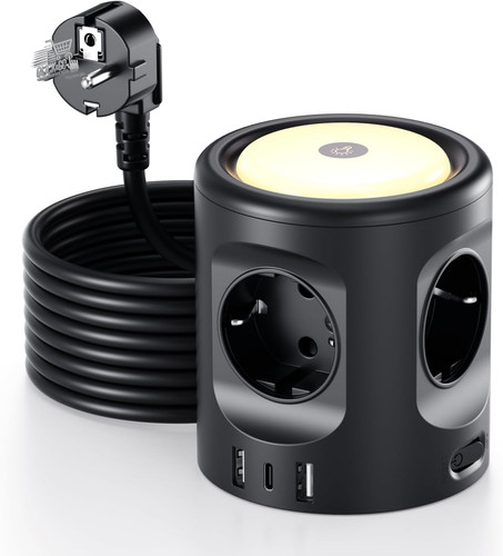 Multipresa cubo prese - 3, usb